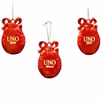 Ornament Ruby Red Pewter, Mom, Dad Or Alumni