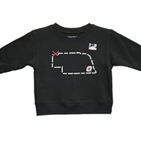 State Outline Hockey Sweatshirt