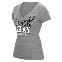 Adidas Black & Gray Tri-Blend Tee