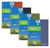 BioBased 1 Subject Notebook, Top Open