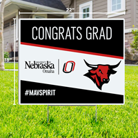 18 X 22 Congrats Grad Yard #MavSpirit Sign