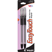 Pilot EasyTouch Ballpoint Pen - Black .7mm 2Pk BP