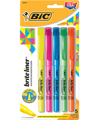 Highlighter Briteliner Bic Multi