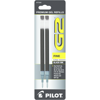 Pilot G2 Gel Pen Ink Refill - Black .7mm 2Pk BP