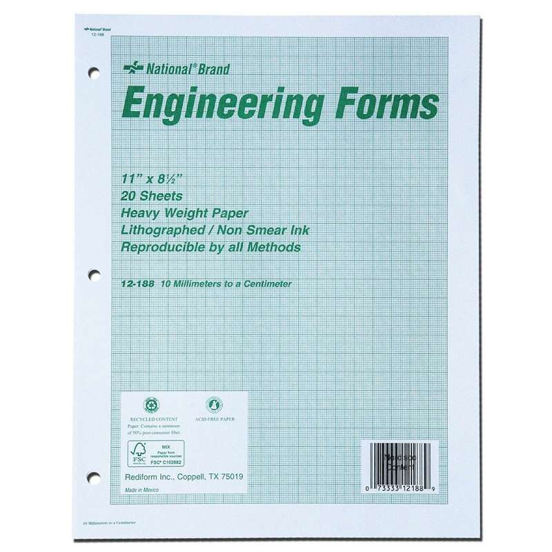 Engineering Forms 20Pk (SKU 1004404947)