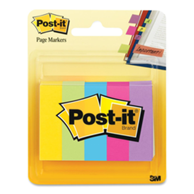 Post-it Page Markers - Asst .5x1.75in 5Pk BP Ultra (SKU 1005840487) Post-it Page Markers - Asst .5x1.75in 5Pk BP Ultra (SKU 1005840487)