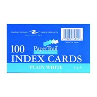 Index Cards 3X5 Roaring Springs Unruled
