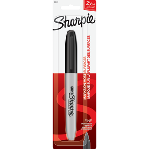 Sharpie Super Permanent Marker - Black Fine 1Pk BP