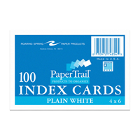 Index Cards 4X6 Roaring Springs Plain