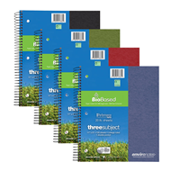 3 Subject Spiral Notebook 11" x 9", Bio-Preferred Cert.