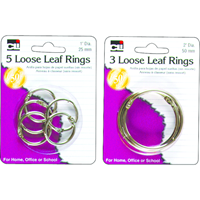 Book Rings 1" 5Pk Charles Leonard