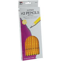 Charles Leonard Woodcase Pencil - Yellow #2 10Pk BP