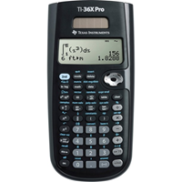TI 36X Pro Solar Scientific Calculator - Black 1Pk BP
