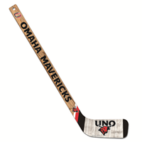 Hockey Stick Wood Fin Omaha Mavericks UNO