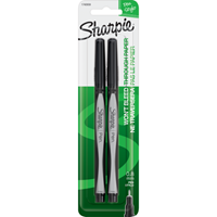 Sharpie Pen - Black Fine 2Pk BP