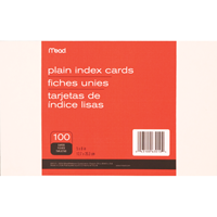 Index Card Mead Blank 5 X 8