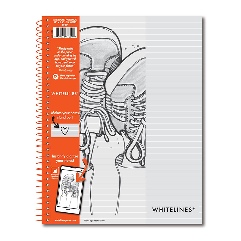 Wirebound Notebook 11"x8.5" Lined (SKU 1108290347)
