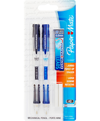 Paper Mate Clearpoint Mechanical Pencil Starter Set - Asst .5mm 1Pk BP with Refill Lead and Eraser