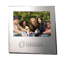 Picture Frame Silver 4X6 Oversized O Logo