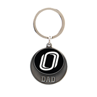 Keychain Blk O Logo Dad