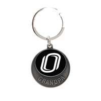 Keychain Blk O Logo Grandpa