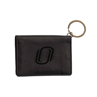 LEATHER SNAP ID HOLDER O LOGO WALLET