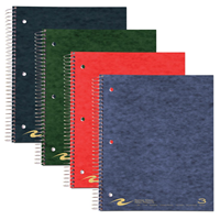3 Subject Assorted Spiral Notebook