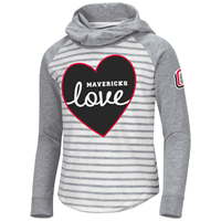 Colosseum Youth Mavericks Love Striped LS Shirt