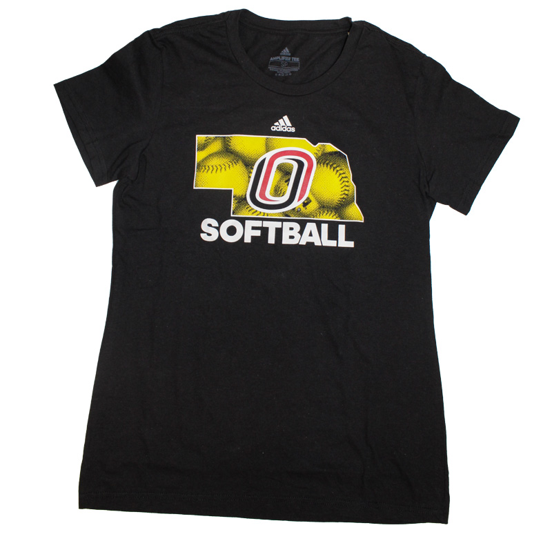 Adidas Women s State Softball O State Outline T Shirt The Maverick Store