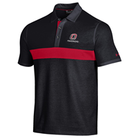 Under Armour Men's Red Stripe O Logo Polo