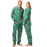 Onesie Green Adult Naughty Or Nice