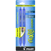 Pen Pilot Frixion 2Pk Blue