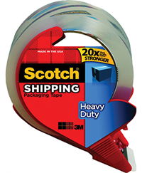 Scotch Packaging Tape - Clear 1.88inx38.2yd 1Pk BP Heavy Duty