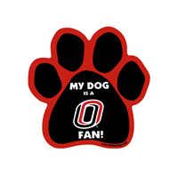 My Dog is a O Logo Fan! Car Magnet