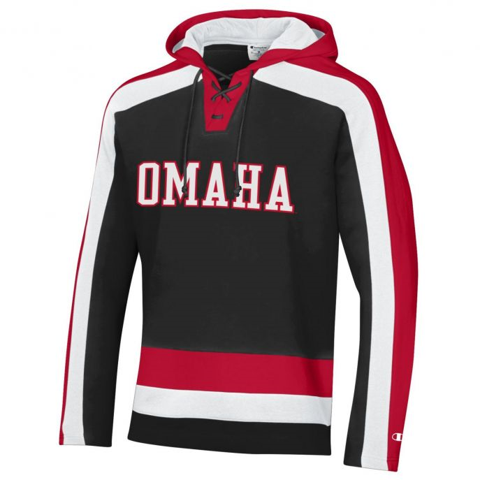 Champion Omaha Bull Logo Hockey Hoodie (SKU 1136892257)