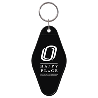 O Logo Happy Place Keychain