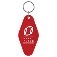 Keychain Red O Logo Happy Place Omaha, Mavericks