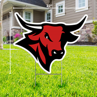 18 X 22 Bull Logo Yard Sign