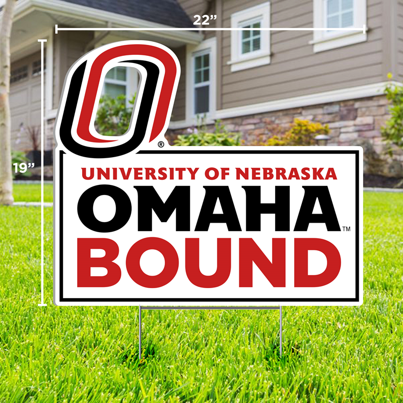 19 X 22 Omaha Bound Yard Sign (SKU 11385615208)
