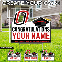 18 X 22 Congratulations 'Your Name' Yard Sign