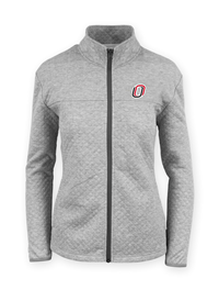Women's Full Zip Quilted O Logo Jacket