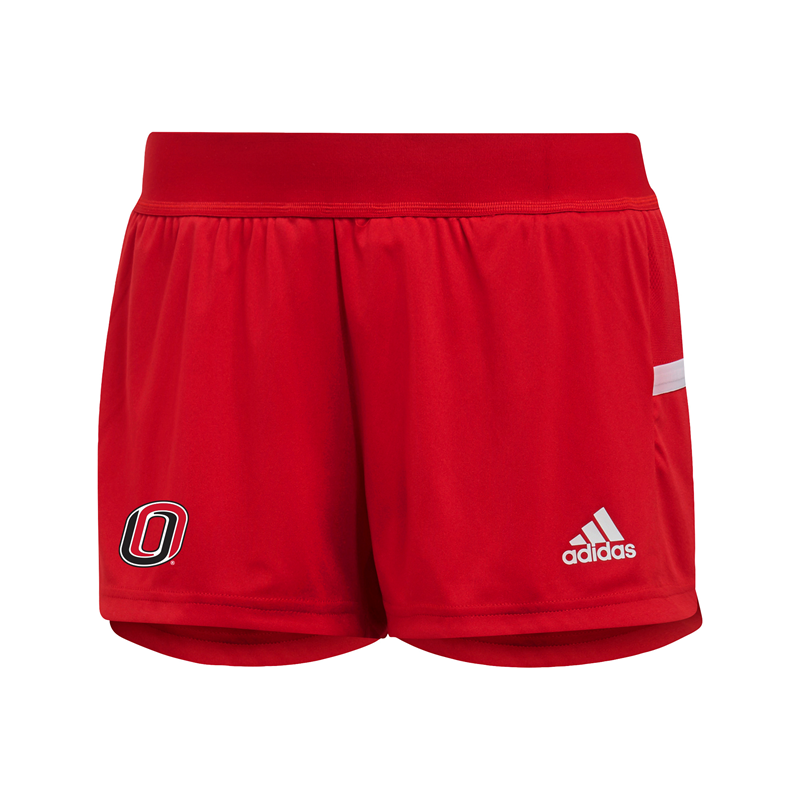 Red adidas running shorts on sale