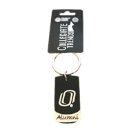 Key Chain Blk/Silv O Logo Alumni