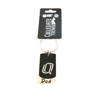 Key Chain Blk/Silv O Logo Dad