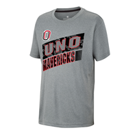 Colosseum Youth Poly O Logo Omaha Mavericks Tee