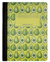 Michael Roger Avocado Wide Ruled Composition Book