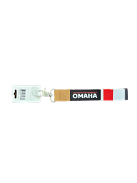 Leather Woven Wrist University Of Nebraska Omaha Lanyard