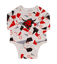 Infant Bull Logo LS Bodysuit