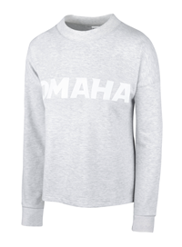 Women's Omaha Logo Fleece Crew Sweatshirt
