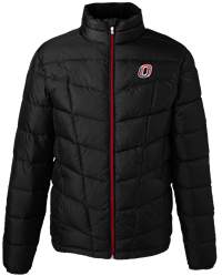 "O" Logo Full Zip Spyder Puffer Jacket